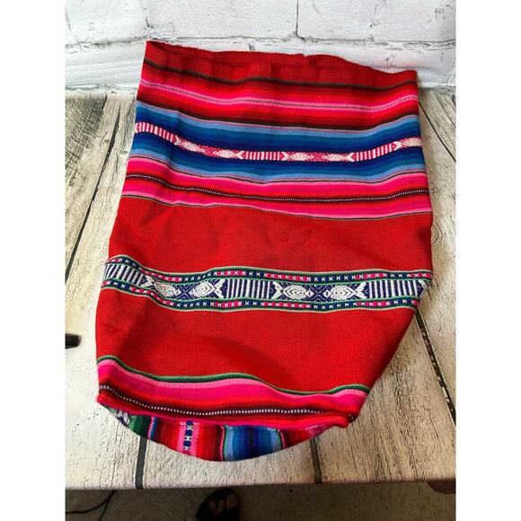 PERUVIAN Women’s Woven Backpack / Boho Bag - Picture 1 of 6